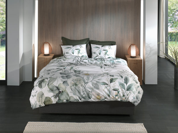 Heckett & Lane Dekbedovertrek Eduardo Wit - 100% Katoen-Clip Sheared