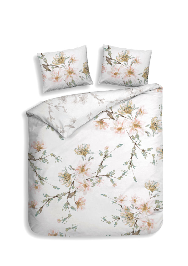 heckett & lane Dekbedovertrek Francine White - 100% Katoen-Satijn