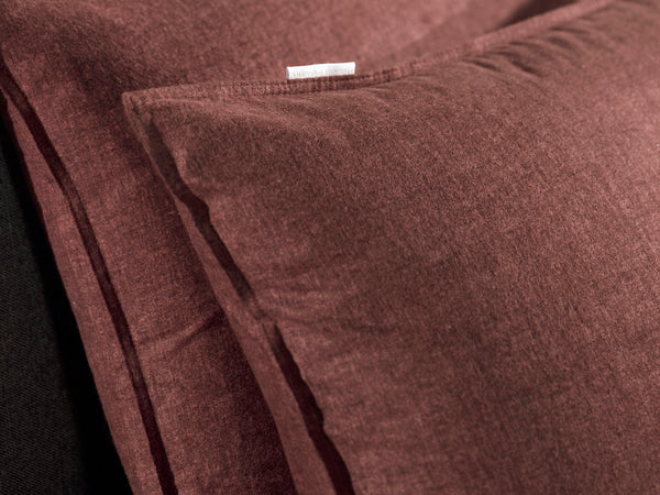 Heckett & Lane Dekbedovertrek Franela Brandy Brown - 100% Brushed-Cotton