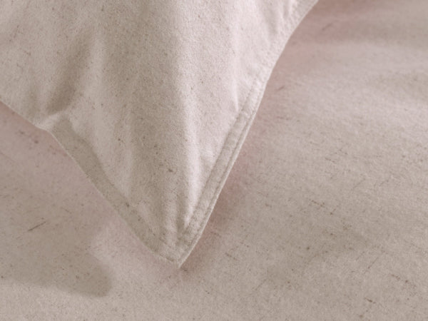 Heckett & Lane Dekbedovertrek Franela Desert Sand - 100% Brushed-Cotton