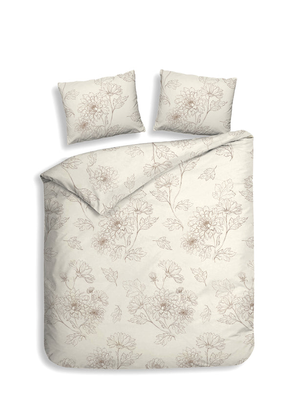 heckett & lane Dekbedovertrek Gigi Off-white - 100% Brushed-Cotton