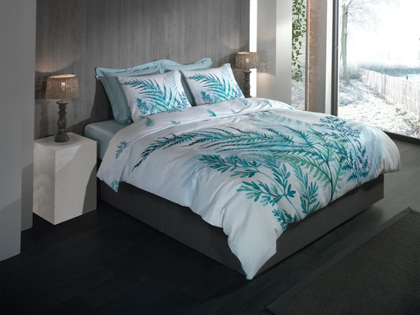 Heckett & Lane Dekbedovertrek Hailee Wit - 100% Katoen-Dobby