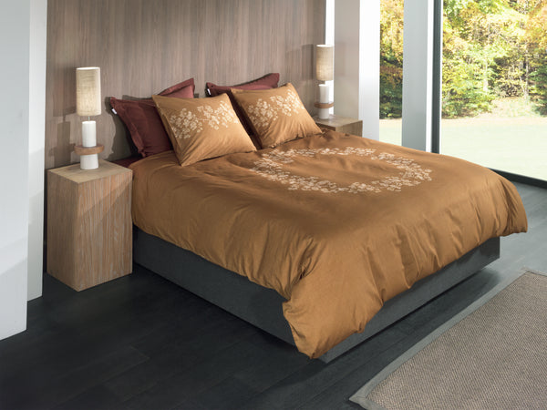 Heckett & Lane Dekbedovertrek Haruto Yellow - 100% Katoen-Twill