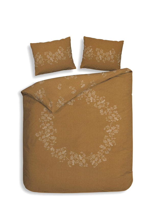 heckett & lane Dekbedovertrek Haruto Yellow - 100% Katoen-Twill