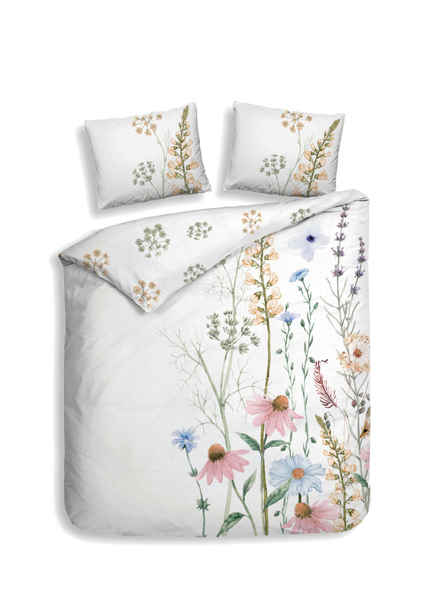 heckett & lane Dekbedovertrek Ida White - 100% Katoen-Satijn