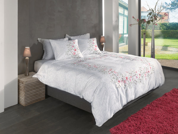 Heckett & Lane Dekbedovertrek Jolie White - 100% Katoen-Satijn