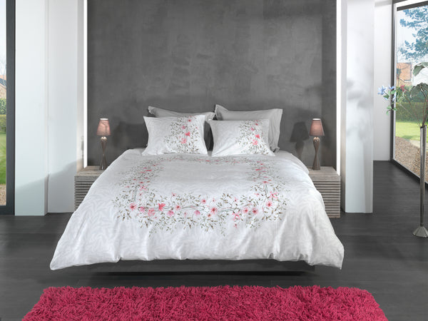 Heckett & Lane Dekbedovertrek Jolie White - 100% Katoen-Satijn