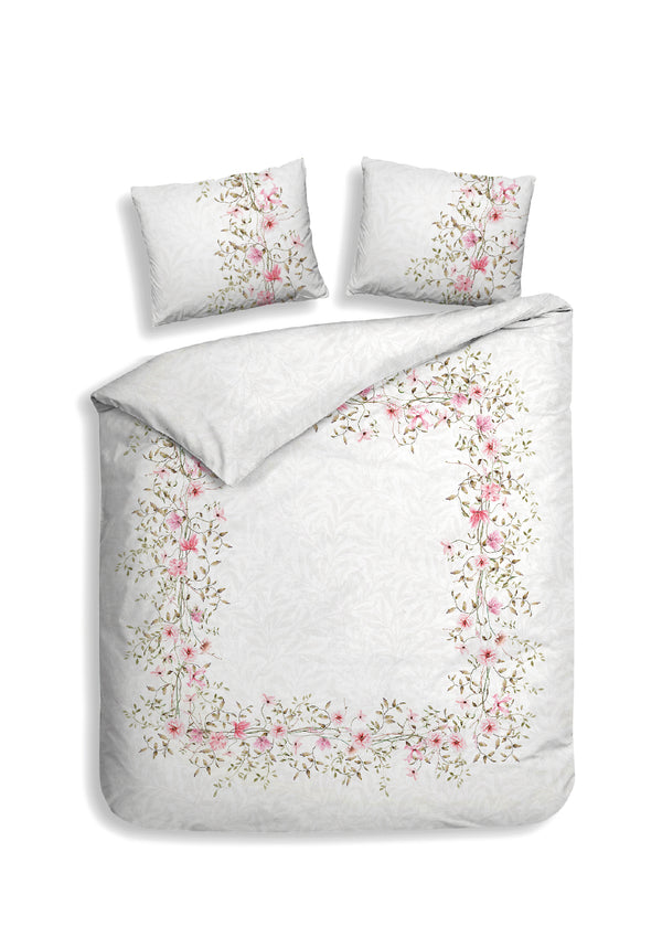 heckett & lane Dekbedovertrek Jolie White - 100% Katoen-Satijn