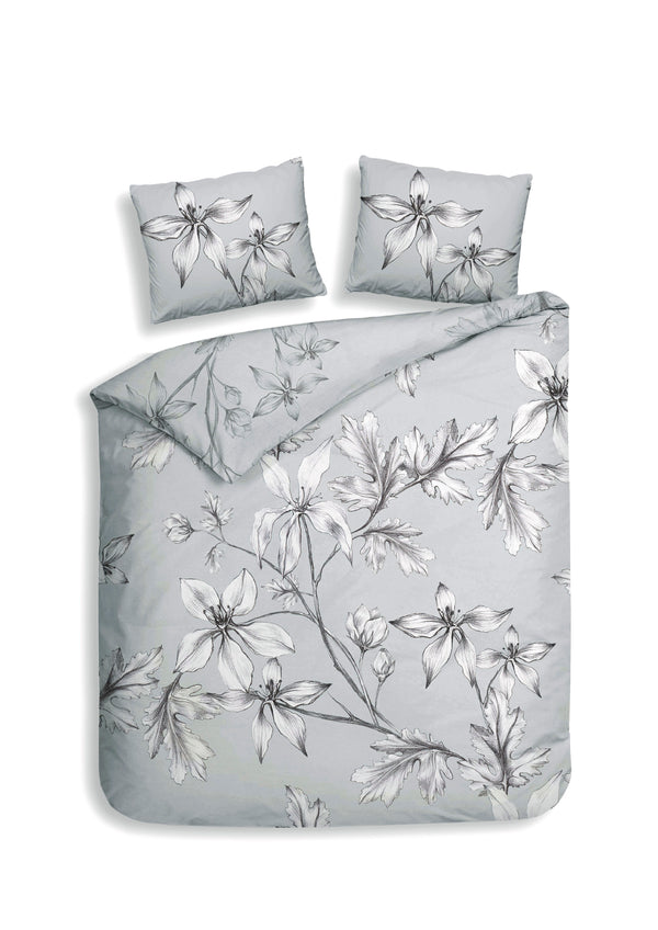 heckett & lane Dekbedovertrek Ketill Grey - 100% Katoen-Satijn