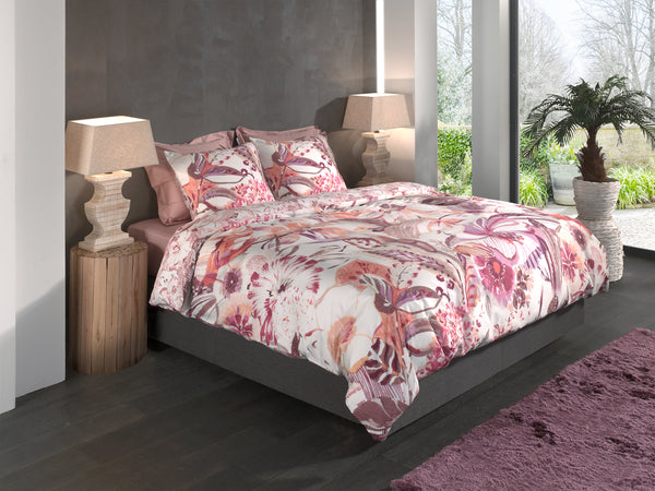 Heckett & Lane Dekbedovertrek Kina White - 100% Katoen-Satijn