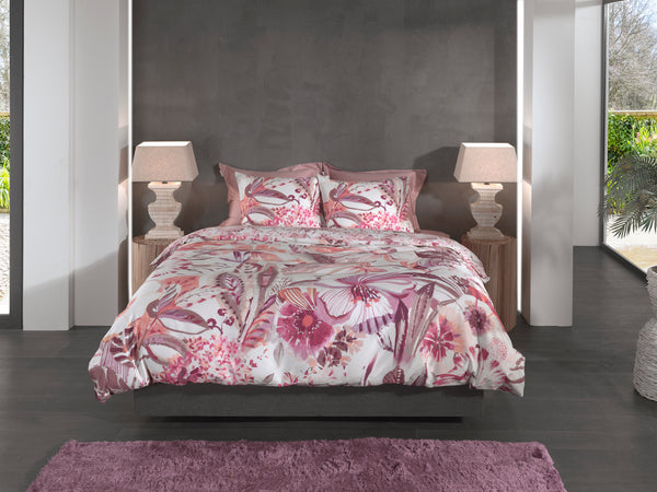 Heckett & Lane Dekbedovertrek Kina White - 100% Katoen-Satijn