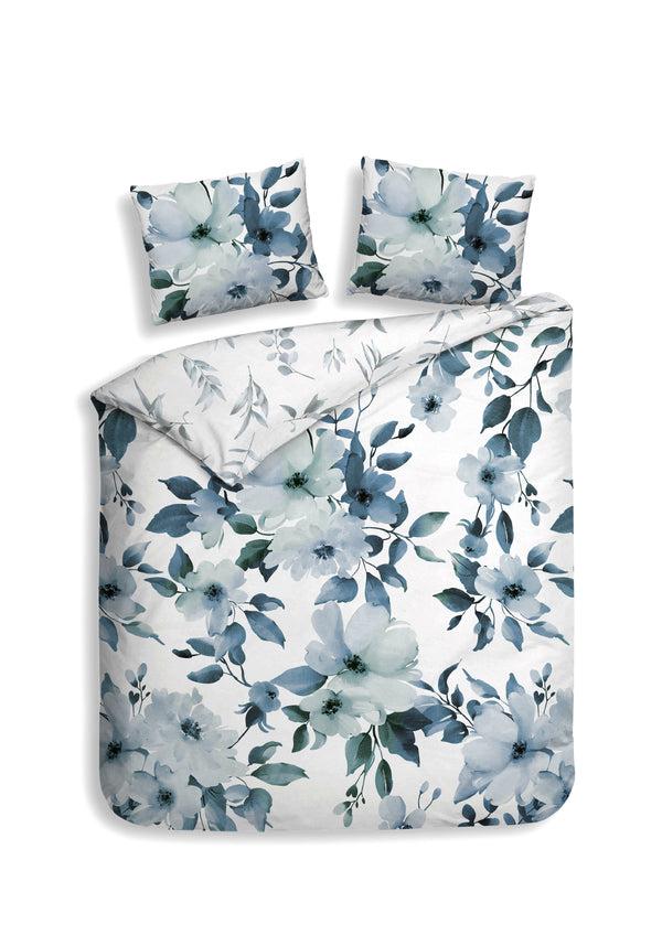 heckett & lane Dekbedovertrek Kristoffer Blue - 100% Katoen-Satijn