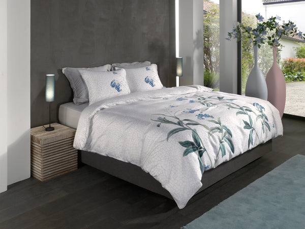 Heckett & Lane Dekbedovertrek Lacie Light Grey - 100% Katoen-Satijn