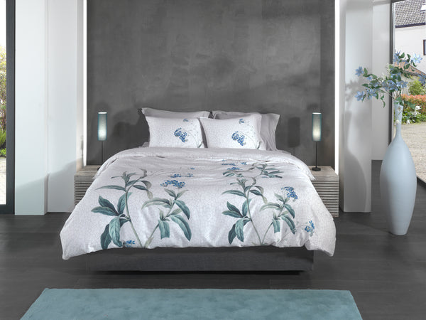 Heckett & Lane Dekbedovertrek Lacie Light Grey - 100% Katoen-Satijn