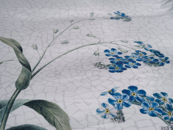 Heckett & Lane Dekbedovertrek Lacie Light Grey - 100% Katoen-Satijn