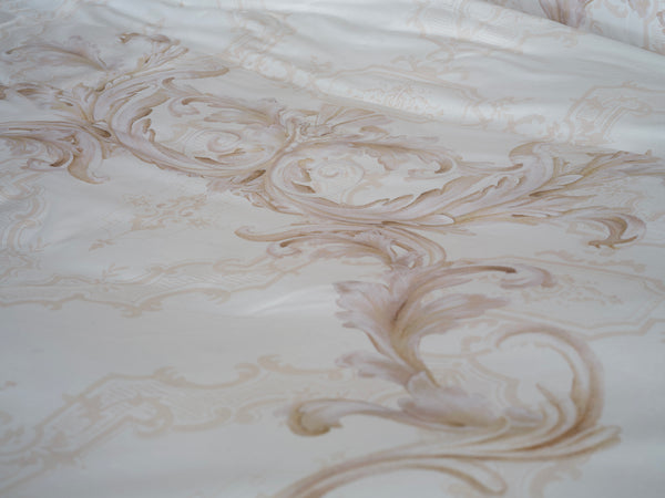 Heckett & Lane Dekbedovertrek Lauren Off White - 100% Katoen-Satijn