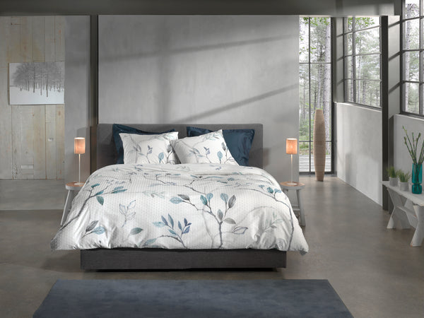 Heckett & Lane Dekbedovertrek Leafy - 100% Katoen-Clip Sheared