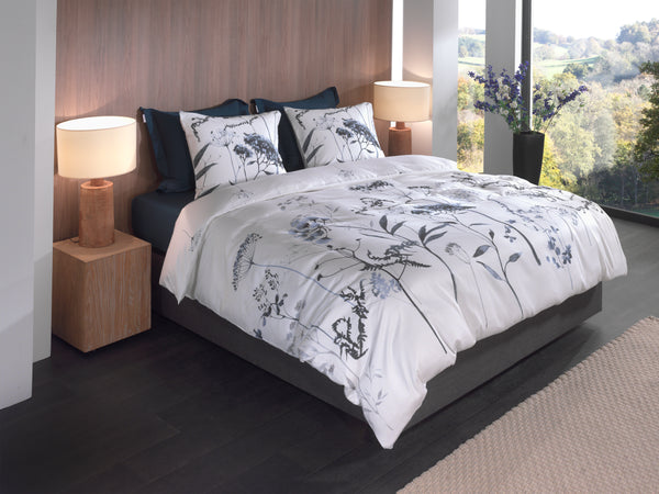 Heckett & Lane Dekbedovertrek Luna White - 100% Katoen-Satijn