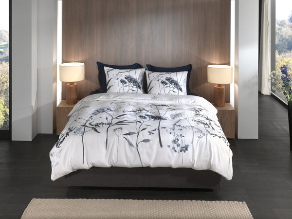 Heckett & Lane Dekbedovertrek Luna White - 100% Katoen-Satijn