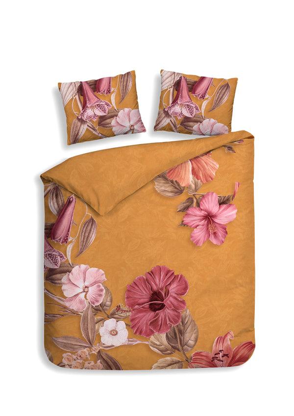 heckett & lane Dekbedovertrek Malu Orange - 100% Katoen-Satijn