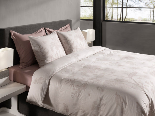 Heckett & Lane Dekbedovertrek Maya Natural - 100% Katoen-Satijn