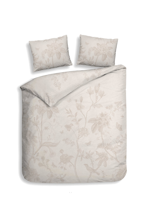 heckett & lane Dekbedovertrek Maya Natural - 100% Katoen-Satijn