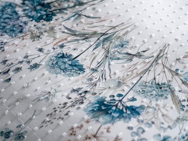 Heckett & Lane Dekbedovertrek Mikaela Wit - 100% Katoen-Clip Sheared