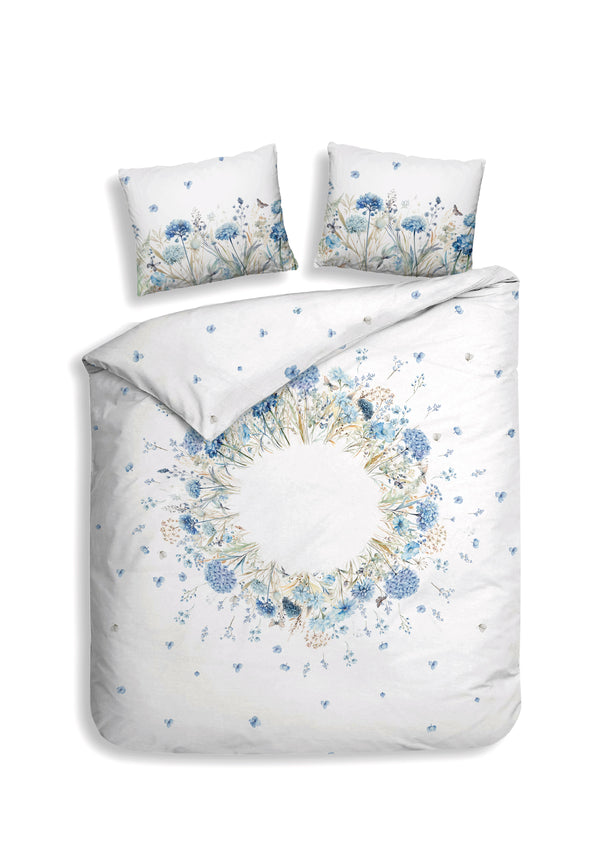 heckett & lane Dekbedovertrek Mikaela Wit - 100% Katoen-Clip Sheared