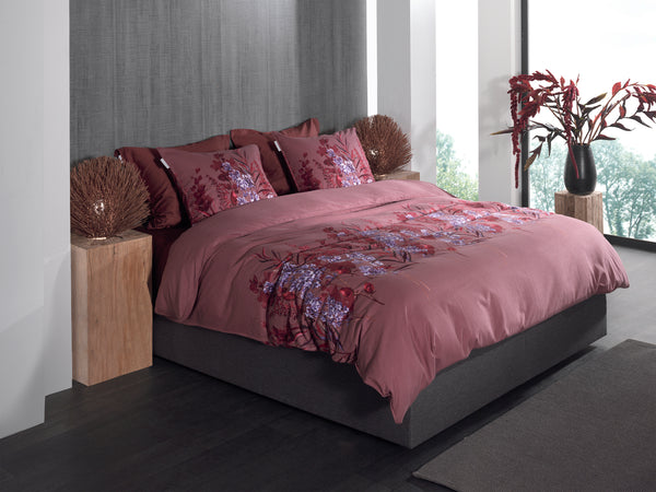 Heckett & Lane Dekbedovertrek Mino Purple - 100% Brushed-Cotton