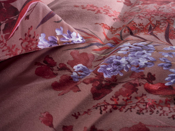 Heckett & Lane Dekbedovertrek Mino Purple - 100% Brushed-Cotton