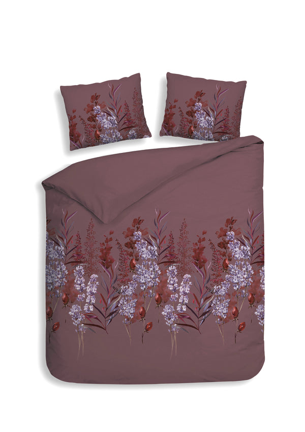 heckett & lane Dekbedovertrek Mino Purple - 100% Brushed-Cotton