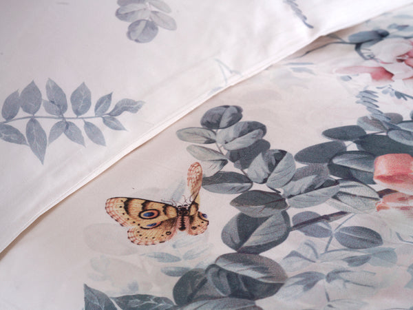 Heckett & Lane Dekbedovertrek Nina White - 100% Katoen-Satijn