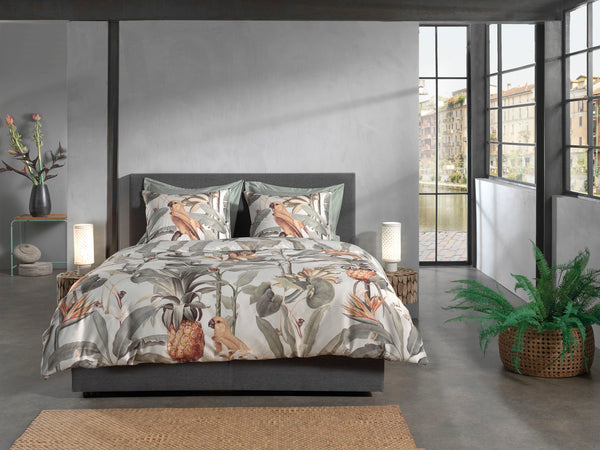 Heckett & Lane Dekbedovertrek Pappegallo Multi - 100% Katoen-Satijn