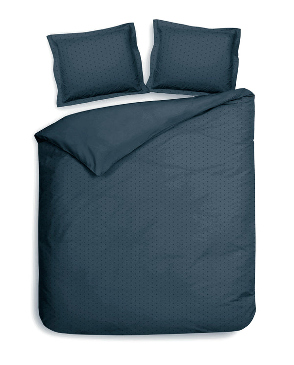 heckett & lane Dekbedovertrek Punto Maritime Blue - 100% Katoen-Satijn