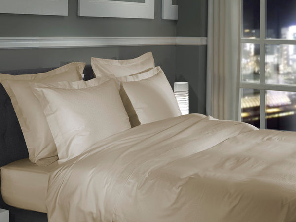 Heckett & Lane Dekbedovertrek Punto Mojave Sand - 100% Katoen-Satijn