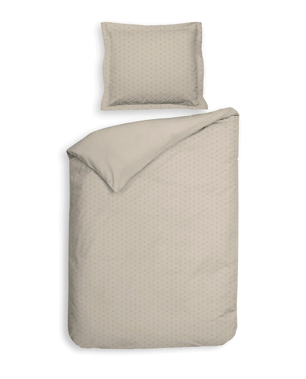 Heckett & Lane Dekbedovertrek Punto Mojave Sand - 100% Katoen-Satijn