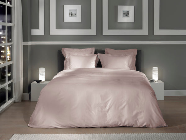 Heckett & Lane Dekbedovertrek Punto Rose Tan - 100% Katoen-Satijn