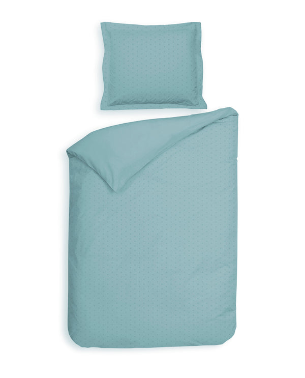 Heckett & Lane Dekbedovertrek Punto Sphere Blue - 100% Katoen-Satijn
