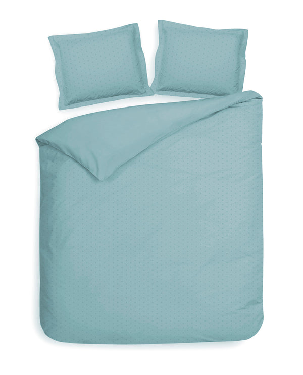 heckett & lane Dekbedovertrek Punto Sphere Blue - 100% Katoen-Satijn
