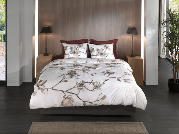 Heckett & Lane Dekbedovertrek Rio Wit - 100% Katoen-Clip Sheared