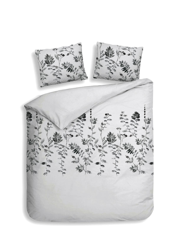 heckett & lane Dekbedovertrek Rocco Grey - 100% Brushed-Cotton