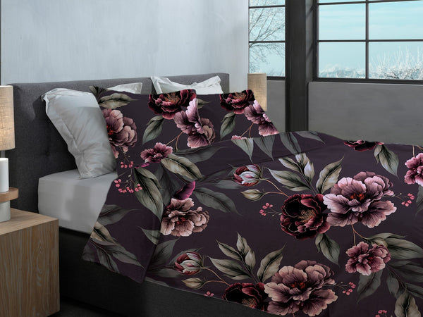 Heckett & Lane Dekbedovertrek Romee Purple - 100% Brushed-Cotton