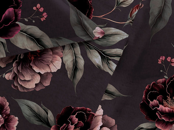 Heckett & Lane Dekbedovertrek Romee Purple - 100% Brushed-Cotton