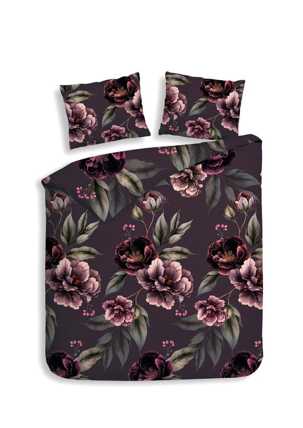 heckett & lane Dekbedovertrek Romee Purple - 100% Brushed-Cotton
