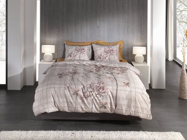 Heckett & Lane Dekbedovertrek Rory Beige - 100% Katoen-Twill