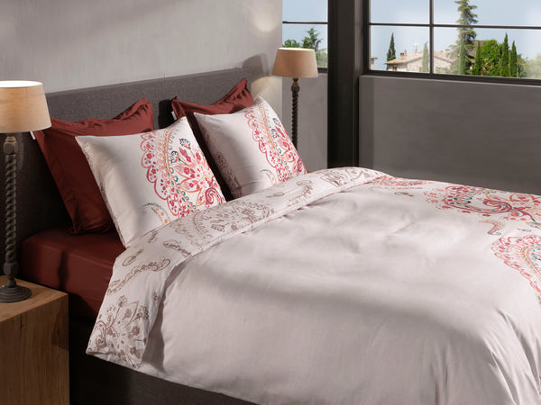 Heckett & Lane Dekbedovertrek Ruby Natural - 100% Katoen-Satijn