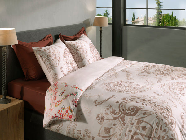 Heckett & Lane Dekbedovertrek Ruby Natural - 100% Katoen-Satijn