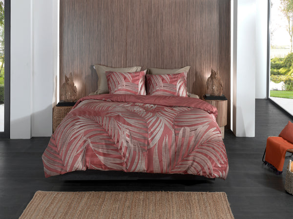 Heckett & Lane Dekbedovertrek Selin Terra - 100% Katoen-Satijn