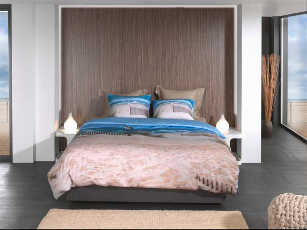 Heckett & Lane Dekbedovertrek Spiaggia Multi - 100% Katoen-Satijn