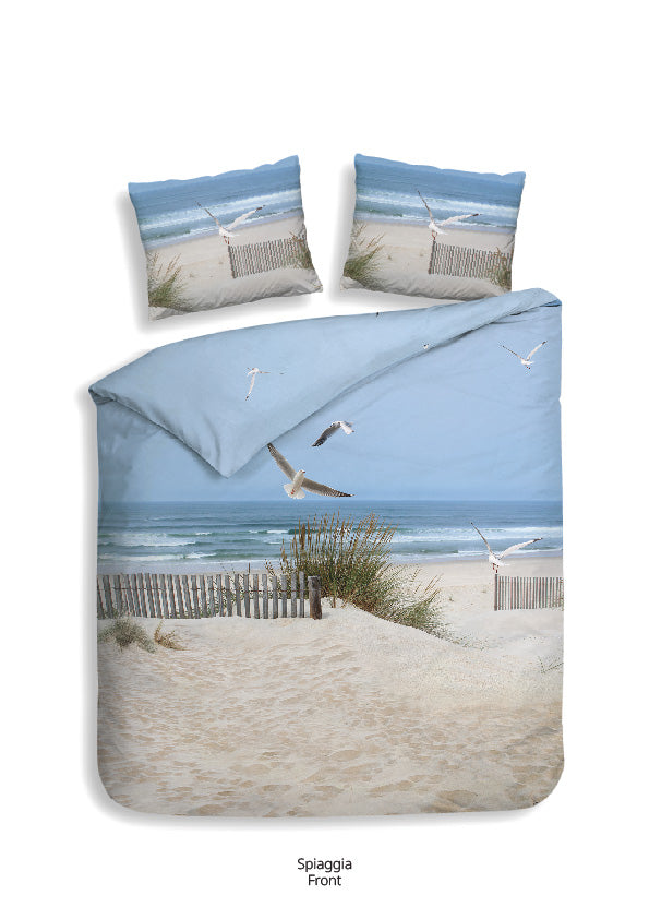 heckett & lane Dekbedovertrek Spiaggia Multi - 100% Katoen-Satijn